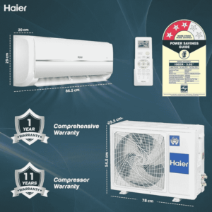 haier ac 1 ton